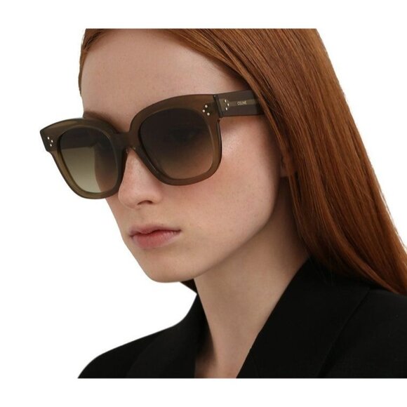 NEW CELINE CL4002UN 98P GREEN WOMEN SUNGLASSES CELINE - Picture 1 of 10